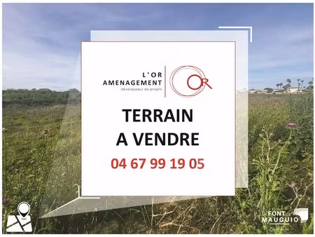 terrain à bâtir à mauguio (hérault  34)