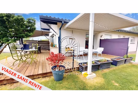 viager - maison - 90 m² - saint jean de marsacq