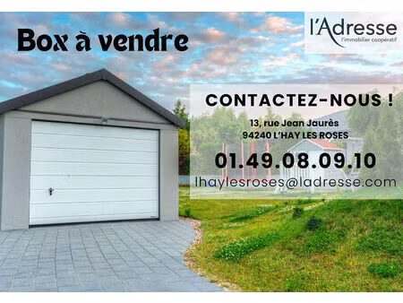 vente parking / box  12.00m²  chevilly