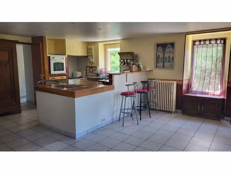 grande maison et grand terrain