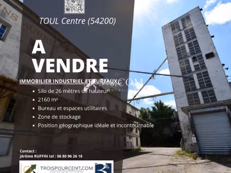 vente locaux professionnels 2160 m² à toul (54200)  569 800 €