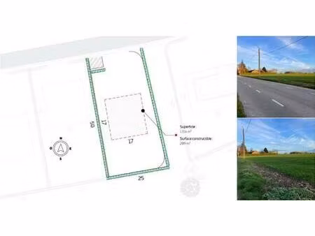 terrain à vendre à rue de la chapelle nandrin (vay75018)