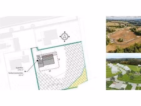 terrain à vendre à rue cochetay 20 dolembreux (vba56870)