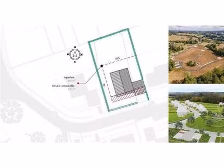 terrain à vendre à rue cochetay 20 dolembreux (vba56871)