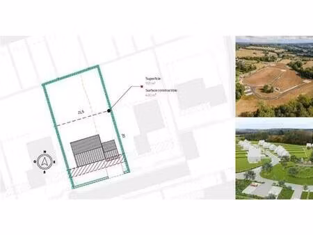 terrain à vendre à rue cochetay 20 dolembreux (vba56874)