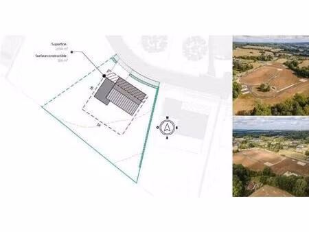 terrain à vendre à rue cochetay 20 dolembreux (vba56889)