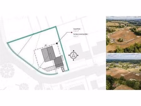 terrain à vendre à rue cochetay 20 dolembreux (vba56890)