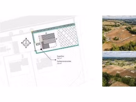 terrain à vendre à rue cochetay 20 dolembreux (vba56891)