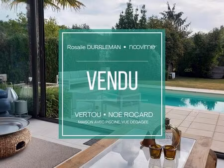 vente maison 3ch + bureau + piscine