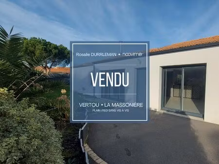 vente plain-pied récent  vue dégagée sur la nature