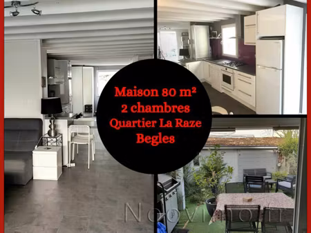 vente maison 2 chambres 80m²