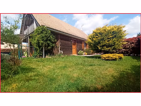 vente maison bois avec joli terrain