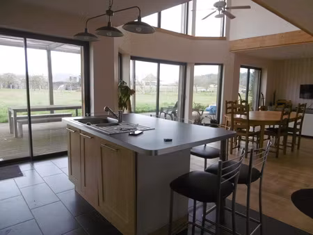 vente maison de 2011 ecologique economique 138m2 4 ch 7400 m2 de terrain. garages