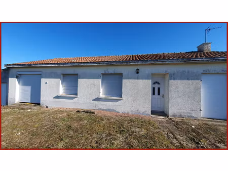 vente maison individuelle de plain pied 4 ch en campagne