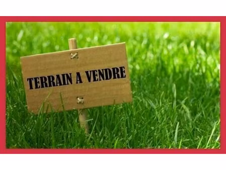 vente terrain à bâtir de 450m2