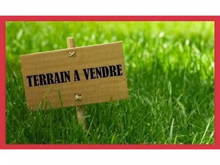 vente terrain constructible à viabiliser de 3262m2