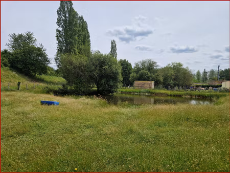 vente terrain loisir avec etang