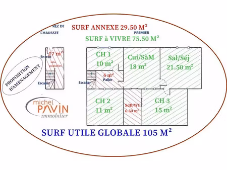 vente appartement 5 pièces 88 m² à la guerche-sur-l'aubois (18150)  22 000 €
