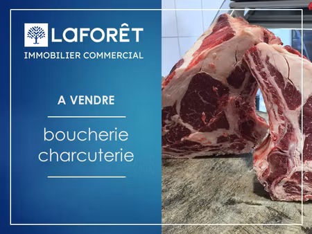 fonds de commerce de boucherie charcuterie traiteur de 200 m² dans une commune à 20 km de 