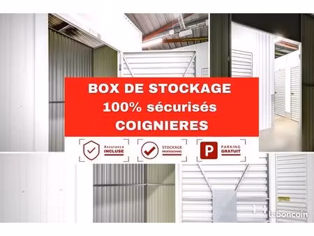box à louer - garde meuble / coignières - trappes / 2m²