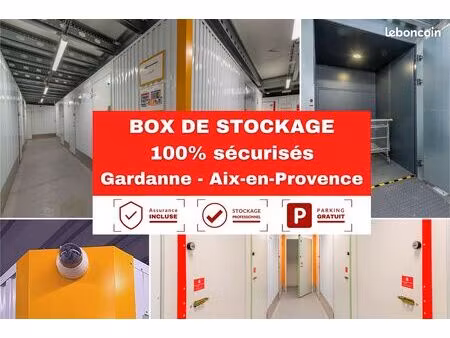 box à louer - garde meuble / aix-en-provence - gardanne / 4 m²