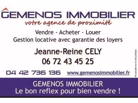 vente garage 45 m² gémenos (13420)