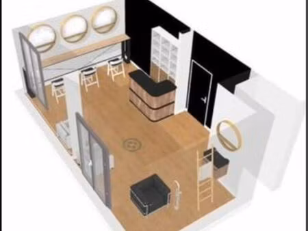 local commercial ou bureau idéal pour un salon de coiffure   une onglerie ou pour une prof