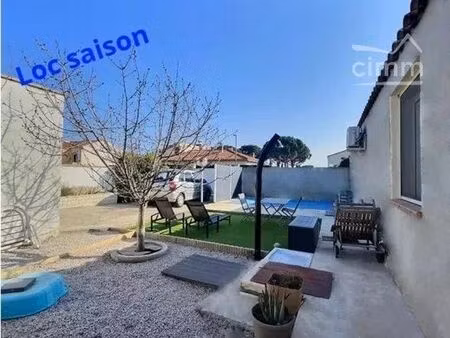 maison de luxe de 52 m2 en location sauvian  occitanie