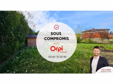 vente terrain 350 m² à guénange (57310)  87 000 €