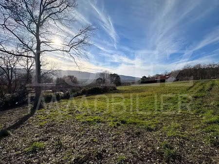 terrain 1200 m² versant sud