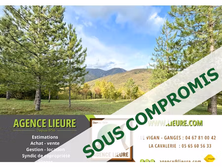 en cévennes  terrain à bâtir  à vendre