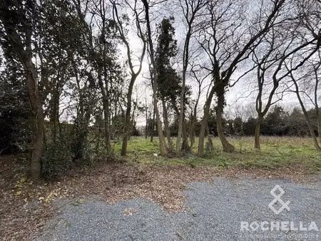 vente terrain à batir 687 m² à bourgneuf (17220)  205 000 €