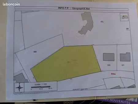 terrain constructible à luzech