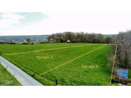 2 magnifiques terrains à vendre à theux