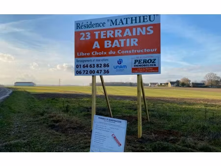 terrain voulangis m² t- à vendre  93 000 €