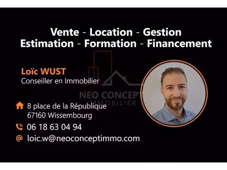 vente terrain 1177 m² à wissembourg (67160)  144 500 €