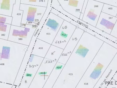 bouxières-aux-chênes : terrain constructible en vente