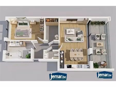 appartement op 2de verdiep links