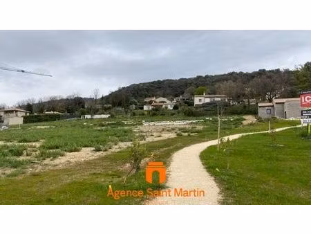 vente terrain 572 m² sauzet (26740)