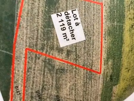 exceptionnel grand terrain constructible ou 2 plus petits