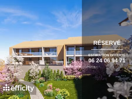 vente appartement 3 pièces 80 m² à saint-jean-de-tholome (74250)  269 605 €