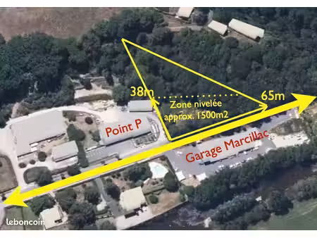 terrain de 1500m2 à saint-geniez d’olt