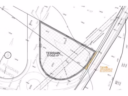 location terrain pusignan 69330