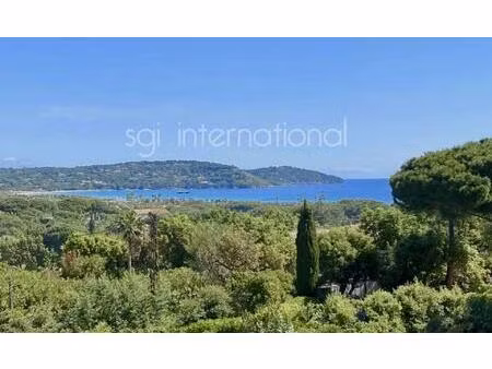 ref 2064 : ramatuelle - projet/terrain vue mer - plage à pied