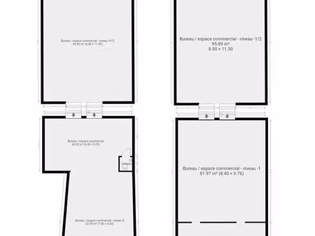 espace commercial polyvalent de 500m² - emplacement de choix