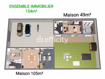 maison 6 pièces - 105 m²