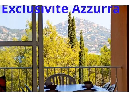 agay cap esterel le hameau 3 pieces premier etage. acces facile. parking