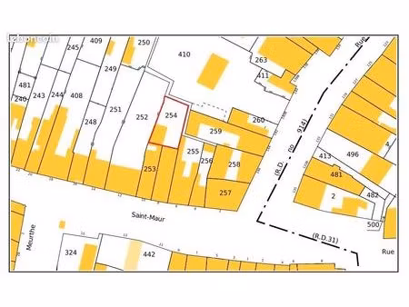 terrain 219 m² luneville
