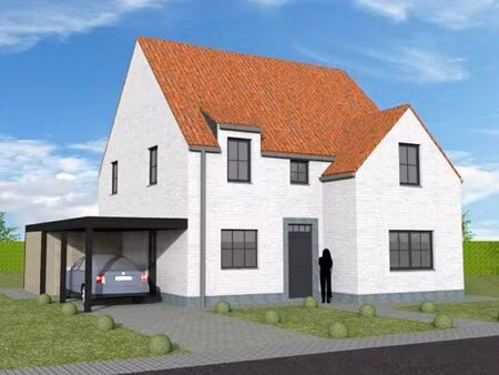 nieuw te bouwen alleenstaande woning te dikkelvenne.