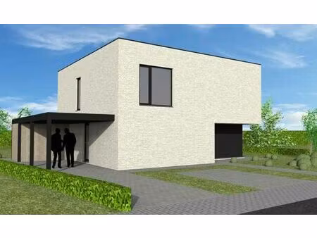 nieuw te bouwen alleenstaande woning te dikkelvenne.